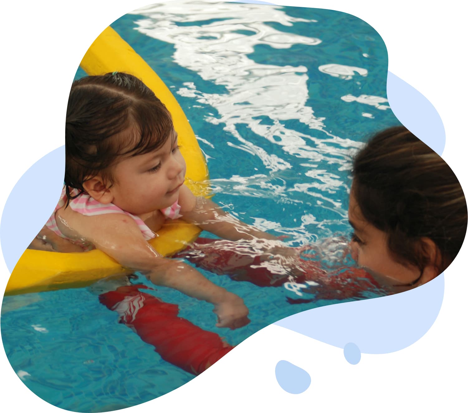 Swim instructor managing lesson bookings with Breely
